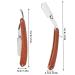 Traditional Bare Traser - Professional Men's Shaving Apparatus Foldable Razor with Wooden Handle | Sapiens - Buy Online on GoSupps.com