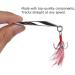 Goture Fishing Spoons Hard Lures for Saltwater Casting, Trout Bass Pike Walleye - Bucktail Spoon Lures 10pcs 1.85/0.35 oz - Buy Online on GoSupps.com