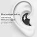 Sleep Noise Reduction Soundproof Earplugs Reusable Flexible Silicone Hearing Protection Device Suitable for Sleep Noise Reduction Swimming - Buy Online on GoSupps.com
