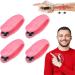 Hypoglycemic acupuncture clip hypoglycaemia acupuncture clip hand battery clip sugar control Li4 acupressure point clip migraine relief (pink-4pcs)