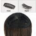 100% Real Hair Thick Side Pony Clip-In Extensions | Natural Black Straight Fringes - Buy Online on GoSupps.com