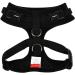 Puppia RiteFit Adjustable Dog Harness for Small to Medium Dogs | Soft and Versatile | Atani Train Tableware for Dogs - Black - Buy Online on GoSupps.com