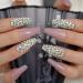 Shop HUJL Super Long Coffin Ballerina Artificial Nails - Pink Purple AB Diamonds Pressed On False Nails for Stunning Manicure | International Shipping Available - Buy Online on GoSupps.com