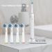 4 Pack Replacement Toothbrush Heads Compatible with Oral B Braun - Fits Oral b Pro 1000/500/3000/7000/8000/9600 Electric Toothbrushes - Buy Online on GoSupps.com