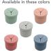 no ka Spill-Proof Snack Cup | Comes With A Lid | 100% Food-Grade Silicone | Soft & Perfect For Snacking | Dishwasher Friendly | Soft Blush | Size 12 Oz Soft Blush Snack Cup with Lid - Buy Online on GoSupps.com