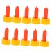 POPETPOP 10pcs Goat Pacifier Puppy Pacifier for Small Dogs Small Animal Milk Drink Sheep Feeders Tool 3X3X6CM Red