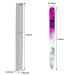 4 Pack Glass Nail Files - Crystal Double-Sided Manicure Set for Gentle Nail Care - Multi-Colored with Case - Perfect Gift for Women & Girls - Buy Online on GoSupps.com