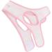 Adjustable Anti Snore Chin Strap - Snore Reduction Aid Device - Easy to Wear - Triangular Mesh Cloth - White - Buy Online on GoSupps.com