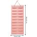 Hair Clips Storage - Felt Hair Accessories Organiser | 170g Hanging Hair Storage Organiser | Wear-Resistant Display Holder Claw Clips Holder | Hanging Hair Claw Clips Holder for Women Ladies Girls Pink - Buy Online on GoSupps.com