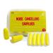 Soft Foam Ear Plugs with Carry Case 5 Pairs - 38db Noise Reduction Sponge Earplugs Noise Cancelling Ear Plugs for Sleeping Travel Concerts Studying Work Loud Noise (Yellow) Pack of 10