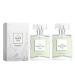 White Tea Perfume Eau De Toilette Spray Perfume for Women Long-Lasting Fragrance Refreshingly Elegant Serenity and Freshness Enhances Confidence & Releases Charm Dating Women's Perfume (2 Pcs)