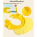 Adjustable Baby Shower Cap - Yellow Toddler Bath Visor for Eye and Ear Protection - Buy Online on GoSupps.com