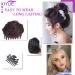 Olacare 2PC Claw Clip Synthetic Hair Bun Extensions for Women - Updo Brown Ballet Bun Hairpieces - Buy Online on GoSupps.com