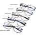 DOOViC Blue Light Filter Reading Glasses for Unisex TR259-C - Matte Gray 9 Colors 3.5x Magnification | International Shipping Available - Buy Online on GoSupps.com