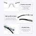Buy Hubeye 4 Pack Frameless Reading Glasses - Comfortable Anti Blue Light Aid for Men & Women - 1.00 Diopters - Buy Online on GoSupps.com