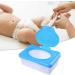 Wipes Dispenser Holder Portable Baby Wipes Holder Case Tissue Storage Box with Lid for Desk Dorm Kitchen Washroom Vanity (Blue) - Buy Online on GoSupps.com