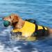 Buy Dog Life Jacket - Safety Swimming Vest for Small & Large Dogs - XS Yellow - Durable & Comfortable - Buy Online on GoSupps.com