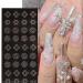Reusable Airbrush Nail Stickers Stencil - 24 Sheets for DIY Nail Art Designs - French Butterfly Flower Heart Moon Star Christmas Decals - Self-Adhesive Template Tool - Buy Online on GoSupps.com