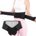 Back Support Belt - Self Heating & Soothing Back Brace Made With Breathable Materials & 20 Magnets For Optimal Pain Relief - Unisex Design For Sciatica Herniated Disc Scoliosis Pain & More(L)