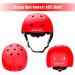 KAMUGO Kids Adjustable Helmet & Protective Gear Set | Age 3-8 Boys Girls | Red | Bike Skateboard Scooter Rollerblading - Buy Online on GoSupps.com