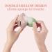 Buy Double-Sided Vented Silicone Makeup Sponge Holder | Travel-Friendly Beauty Blender Organizer | Fits All Sponges (White Pink Khaki - Buy Online on GoSupps.com
