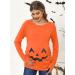 G and PL Halloween Women's Long Sleeve Maternity Costume Top - Funny XL Orange Pumpkin Design - S-XXL Sizes Available - Buy Online on GoSupps.com