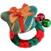 Kuxiptin Christmas Scrunchies - Christmas Elastic Bow Hair Scrunchies | Soft Christmas Knotted Hair Tie for Women Girls Birthday Gift. - Buy Online on GoSupps.com