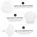 Cotton Mama Pads Washable & Reusable Menstrual Cloth Napkins - 3pcs Panty Liners Set with Lace Detail - Eco-Friendly Women's Briefs Cloth Pads - Cotton Pad 1 Count - Buy Online on GoSupps.com