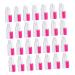 ERINGOGO 100 Pi ces Flacons de Gloss avec Bouchon Rose Tubes Transparents Rechargeables pour Maquillage DIY Accessoires Cosm tiques et Filles