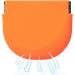 Buy Teksome Silicone Prosthesis Shell-Cleaning Container | Portable Aligner Cleaner & Partial Prosthesis Case - Food-Safe & Ventilated - Night Protection in Orange - Buy Online on GoSupps.com