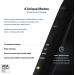 Aquasonic Black Series Ultra Whitening Rechargeable Electric Toothbrush - Black - Buy Online on GoSupps.com