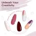 Modelones Polygel Nail Set - 6 Colors (Nude Pink Purple) | Quick Extension & Nail Art for Starters | Elegant Purple 15ml - International Shipping - Buy Online on GoSupps.com