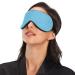 Haskirky Light Blocking Eye Mask | Adjustable Breathable Design for Deep Sleep | Great for Travel, Yoga, and Meditation | Pure Blue - Buy Online on GoSupps.com