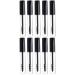 Didiseaon 10 Pcs Eyelash Brush Tube Empty Eyelashes Bottle Mascara Tubes with Wands Empty Glass Round