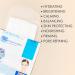 Dermal 12 Pack Combo Collagen Essence Mask Sheet Set | Sodium Hyaluronate & Hydrolyzed Collagen | Korean Skin Care | Paraben-Free - Buy Online on GoSupps.com