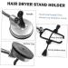 Alipis Adjustable Blow Bathroom Storage Suction Hair Stand Cup Steel Holder Dryer Rack Hands - Buy Online on GoSupps.com