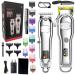 Professional Hair Clippers Kit - Cordless LED Electric Trimmer for Salon & Home Grooming - Washable & Adjustable Haircut Tools - Buy Online on GoSupps.com