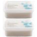 Foaming Bath Butter Base (Crystal Opc) | Stephenson Brand | Whipped Sugar Scrub Base | Whipped Soap Scrub | Whipped Bath Butter | Skin Care Product | Habbie Beauty Supplies (Double Pack) 2.20 Pound (Pack of 2)