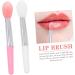 POPETPOP 2 Sets Lip Stick Dust Cover Silicone Lip Covers Lip Gloss Brush Lip Exfoliator Brush Lip Brush Girl Make up Kit Convenient Lip Mask Brush Lips Miss Facial Mask Silica Gel - Buy Online on GoSupps.com