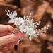 Catery Silver Rhinestone Bridal Hair Comb - Opal Headpiece for Women & Girls - Buy Online on GoSupps.com
