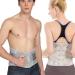 XL Gray Lower Back Brace for Men & Women - Lumbar Support Belt for Herniated Disc, Sciatica, Scoliosis - Breathable Mesh Design, Adjustable Straps - Buy Online on GoSupps.com