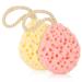 Sibba 2 Pack Bath Sponge Sponges Loofah Body Scrubber Reusable Exfoliating Bath Sponge Honeycomb Body Sponges for Shower