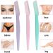 Dermaplaning Tool for Women Eyebrow Razor Trimmer Shaper Facial Hair Remover Shaver for Shave Face Peach Fuzz Upperlip Hair Pack of 6 - Buy Online on GoSupps.com