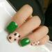 Shop Stylish Shiny Green Artificial Nails | Complete Cover Fake Nail Tips for Fashionable Ladies - Fast International Shipping - Buy Online on GoSupps.com