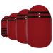 Shop False Nails Bling Art - Red Black Glossy Oval 24 Premium Artificial Nails - Medium Length Tips for Stunning Style - Buy Online on GoSupps.com