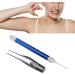 Stainless Steel LED Earwax Removal Kit with Rounded Head - Safe & Easy Ear Cleaning Tool for Travel - Buy Online on GoSupps.com