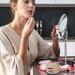 Suatien Sleek Makeup Brush Holder | Waterproof Silicon Pouch | Magnetic Closure Case for Travel | Best Gift & Organizer (Khaki - Buy Online on GoSupps.com