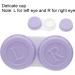 Yuyte Purple Contact Lens Container - Portable Holder & Storage Box for Safe Soaking | Perfect for Travel & Home Use - Buy Online on GoSupps.com