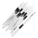BIUDECO 40 Pcs Lying Silkworm Eyeliner Eyeshadow Pen Brow Pencil Highlight Pencil Gel White Wooden Pole