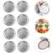POPETPOP 120 Pcs Mason Jar Lids Mason Can Metal Lids Drinking Lids Tool CD Mason Jar Supplies Tin Mason Jar Disc Mason Jar Sealed Tool Mason Jars Date Discs Caps With Cover Garlic Tinplate Silverx4pcs 8.6X8.6X0.2CMx4pcs - Buy Online on GoSupps.com